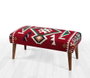 Atelier Del Sofa Puf Rojo Multicolor